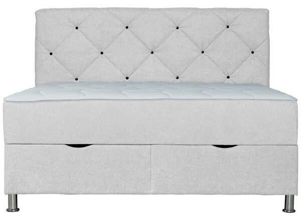 Modern Living Postelja Z Vzmetnico Black Diamant, 160x200, Naravna