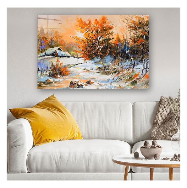 Steklena slika 70x50 cm Winter – Wallity