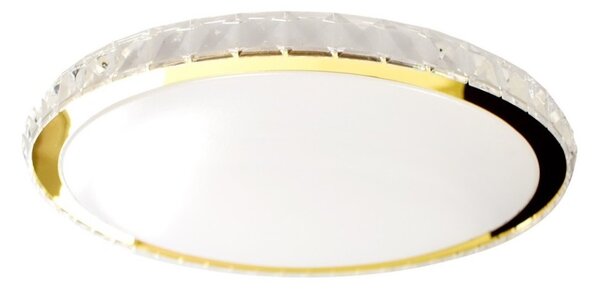 LED Zatemnitvena stropna svetilka LAYLA LED/33W/230V 3000/4000/6000K zlata + Daljinski upravljalnik