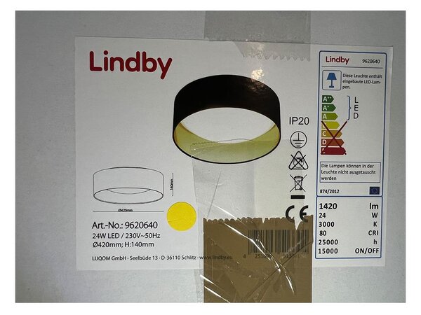 Lindby - LED Stropna svetilka COLEEN LED/24W/230V