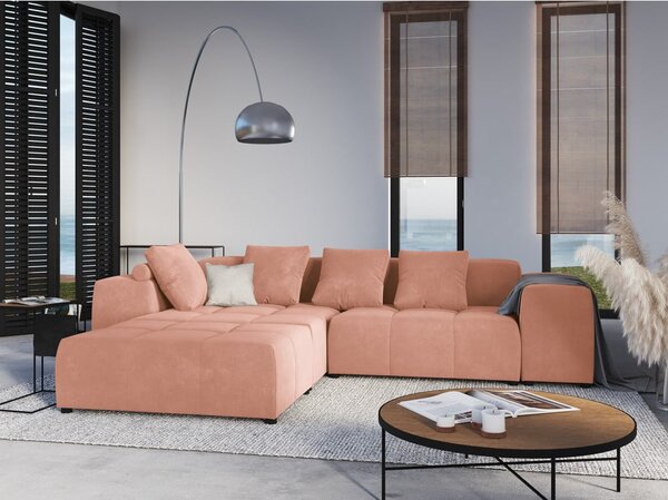 Roza žametna blazina za modularni kavč Rome Velvet - Cosmopolitan Design