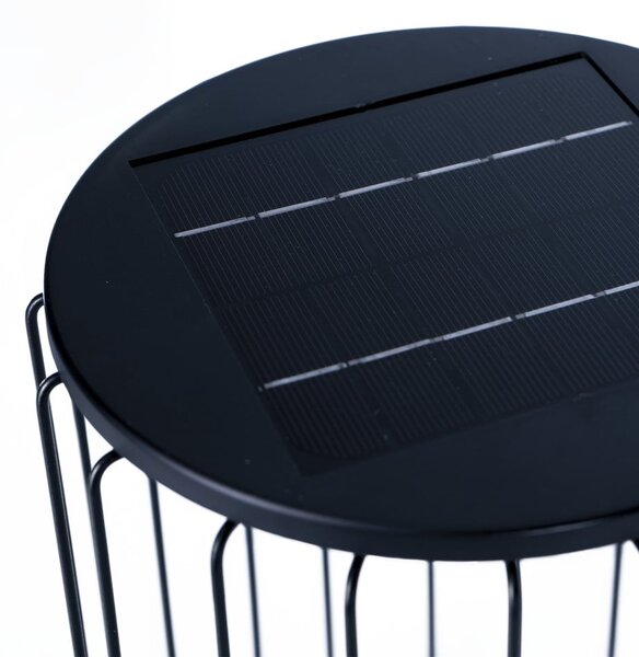 LED stoječa zunanja svetilka s solarnim panelom (višina 31 cm) – SULION