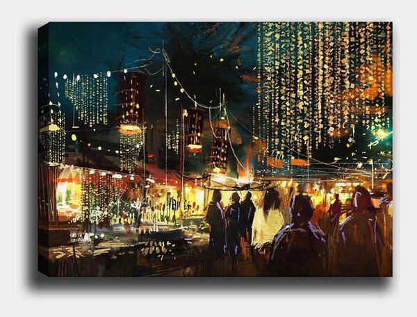 Slika 100x70 cm City Street – Wallity