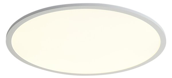 Pametna LED plošča bela 60 cm vklj. LED zatemnitev na toplo z daljinskim upravljalnikom - Knob