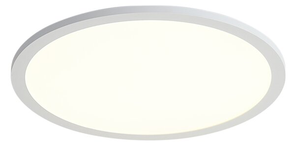 Pametna LED plošča bela 40 cm vklj. LED zatemnitev do tople z daljinskim upravljalnikom - Knob