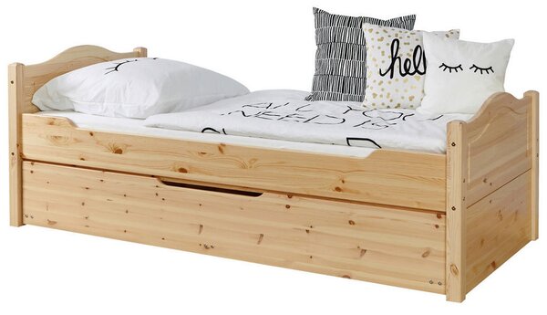 RAZTEGLJIVA POSTELJA 90 cm x 200 cm , barve bora