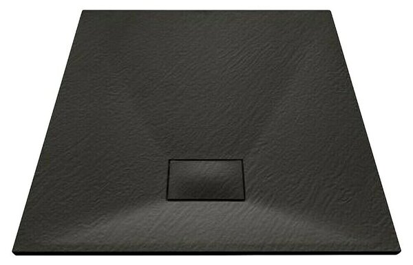 Sanotechnik Tuš kad SMC (Do x Š: 90 x 90 cm, Plastika, črna)
