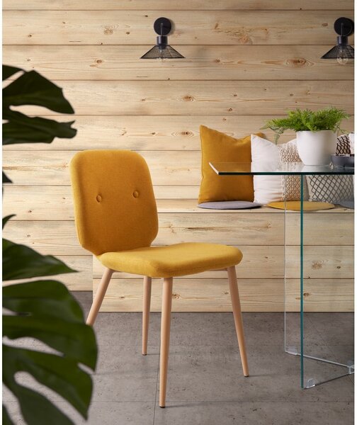 Rumena blazina za stol Kave Home Stick