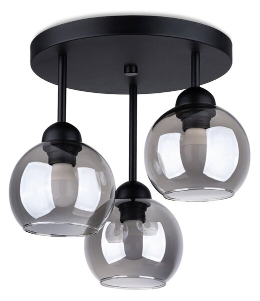 Črna stropna svetilka ø 15 cm Grande – Nice Lamps