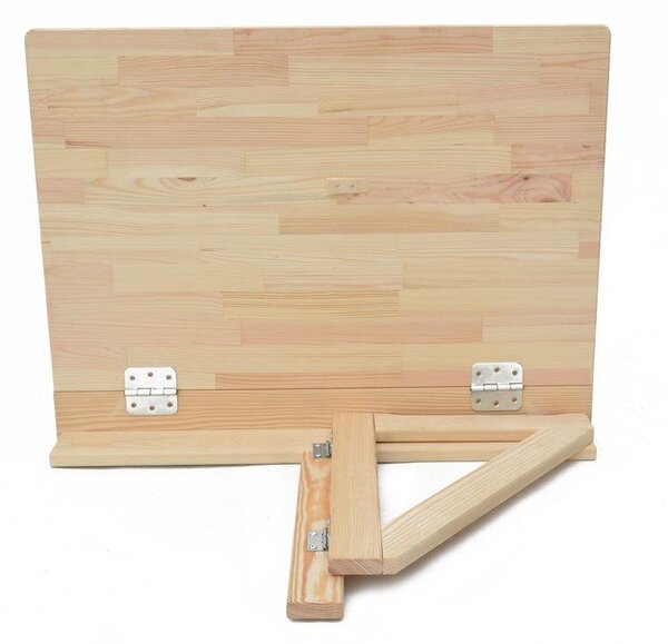 Viseča balkonska mizica iz masivnega bora 59x79 cm – Rojaplast