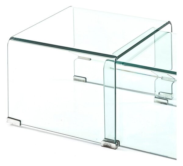 Steklene mizice v kompletu 2 ks 44.5x49 cm Cristal – Tomasucci