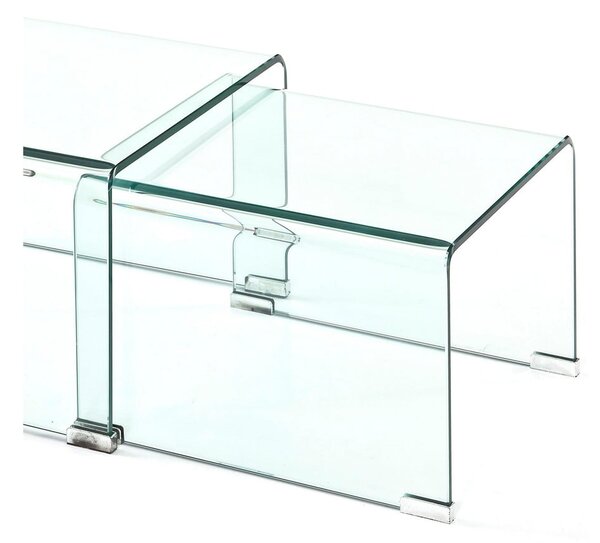 Steklene mizice v kompletu 2 ks 44.5x49 cm Cristal – Tomasucci