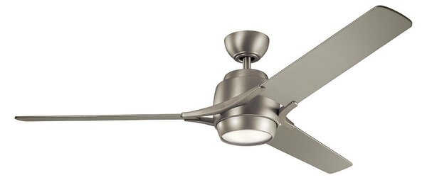 Kichler KLF-ZEUS-60-BN -LED Zatemnitveni stropni ventilator ZEUS LED/10W/230V + Daljinski upravljalnik