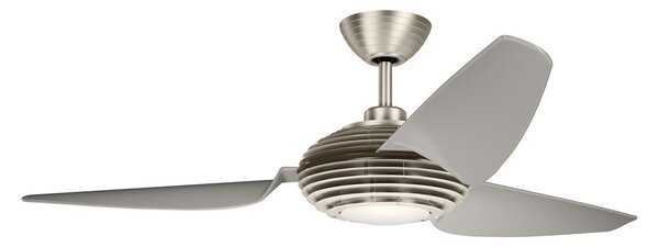 Kichler KLF-VOYA-60-BS -LED Zatemnitveni stropni ventilator VOYA LED/14W/230V + Daljinski upravljalnik