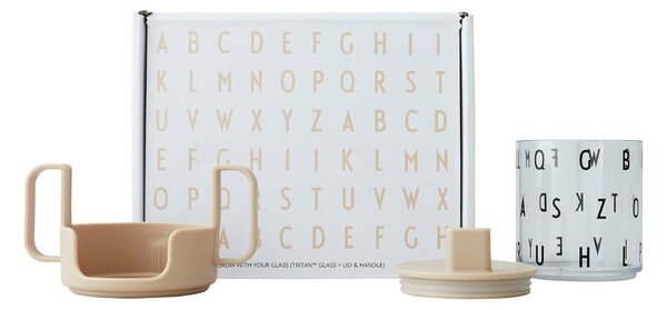 Bež lonček Design Letters Grow With Your Cup