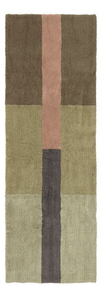 Ročno tkan volnen tekač 80x230 cm Chroma Dusty Pink – Lorena Canals