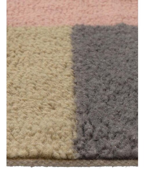 Ročno tkana volnena preproga 80x140 cm Chroma Dusty Pink – Lorena Canals