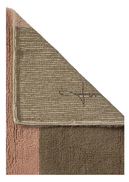 Ročno tkan volnen tekač 80x230 cm Chroma Dusty Pink – Lorena Canals