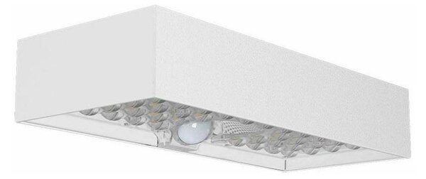 LED Solarna stenska svetilka s senzorjem LED/6W/3,7V IP65 4000K bela