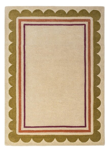 Ročno tkana volnena preproga v naravni barvi 120x170 cm Lois – Flair Rugs
