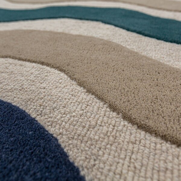 Moder ročno tkan volnen tekač 80x300 cm Cascade Wool – Flair Rugs