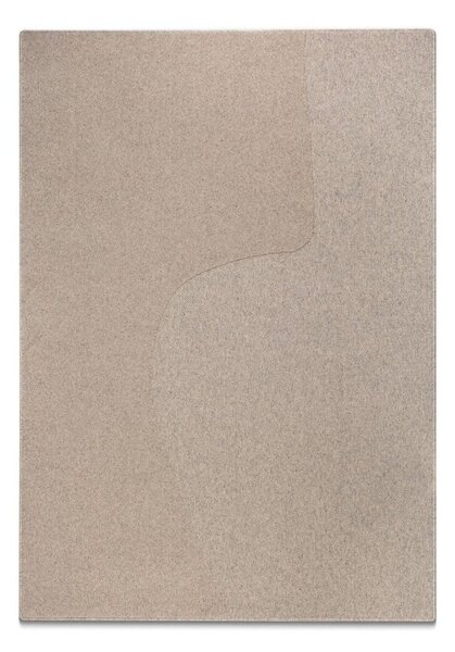 Sivorjava volnena preproga 160x230 cm Abstract – Micadoni