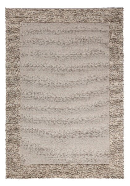 Ročno tkana preproga iz mešanice volne v naravni barvi 120x170 cm Rue – Flair Rugs