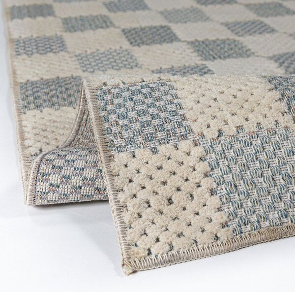 Moder pralen tekač iz mešanice bombaža 80x230 cm Muted Checkerboard – Flair Rugs