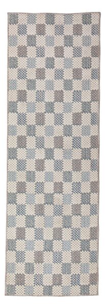 Moder pralen tekač iz mešanice bombaža 80x230 cm Muted Checkerboard – Flair Rugs