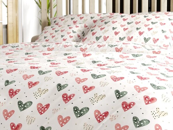 Krep posteljnina CUPIDA POLY z vzorcem Dimenzije posteljnine: 70 x 90 cm | 140 x 200 cm