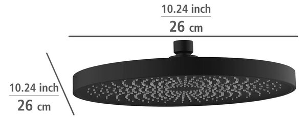 Tuš ročka ø 26 cm Soft Water – Wenko