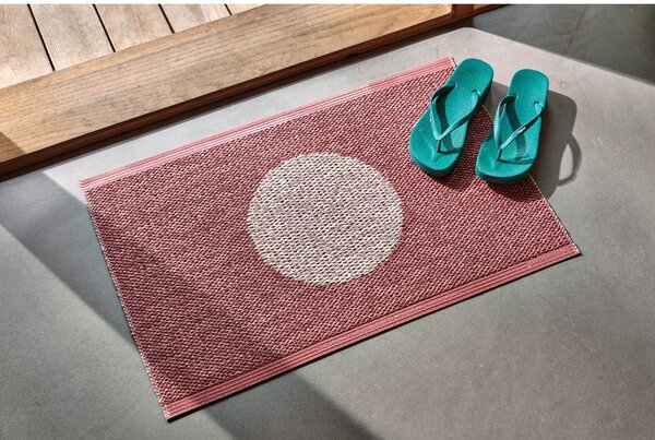 Svetlo rdeč zunanji in notranji tekač 70x200 cm Vera Pop Blush – Pappelina
