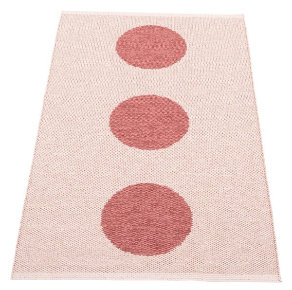 Svetlo rdeča notranja in zunanja preproga 70x120 cm Vera Pop Blush – Pappelina