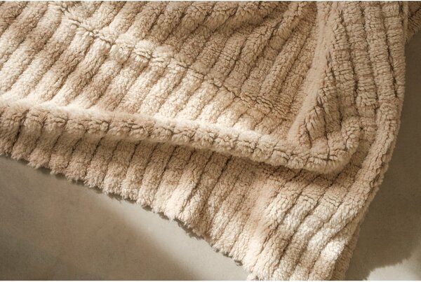 Bež pralna ročno tkana volnena preproga 80x140 cm Unexpected Wool – Lorena Canals