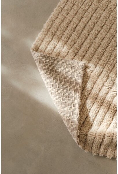 Bež pralna ročno tkana volnena preproga 80x140 cm Unexpected Wool – Lorena Canals