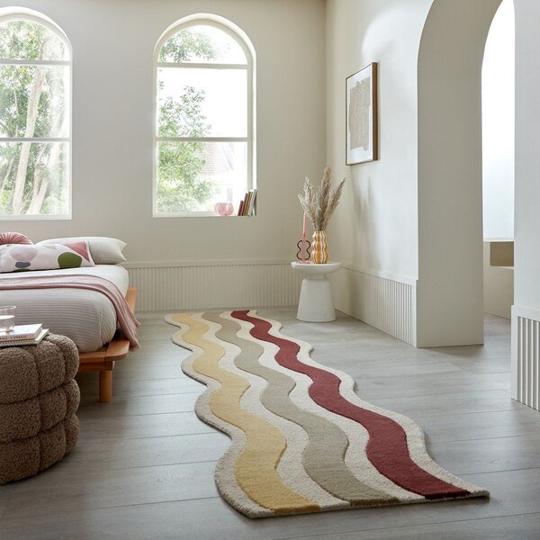 Ročno tkan volnen tekač 80x300 cm Cascade Wool – Flair Rugs