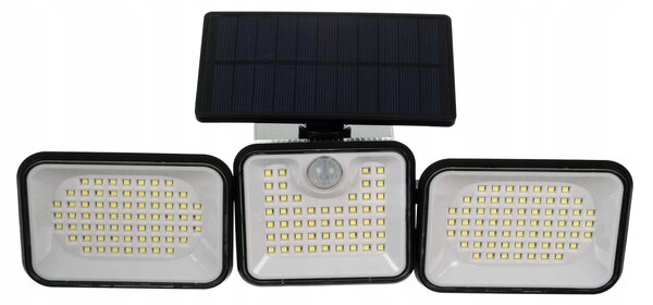 LED 180 solarna svetilka s senzorjem gibanja 1800mAh IP65