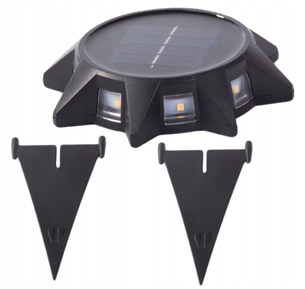 Vrtna solarna 8 LED talna svetilka 3000K