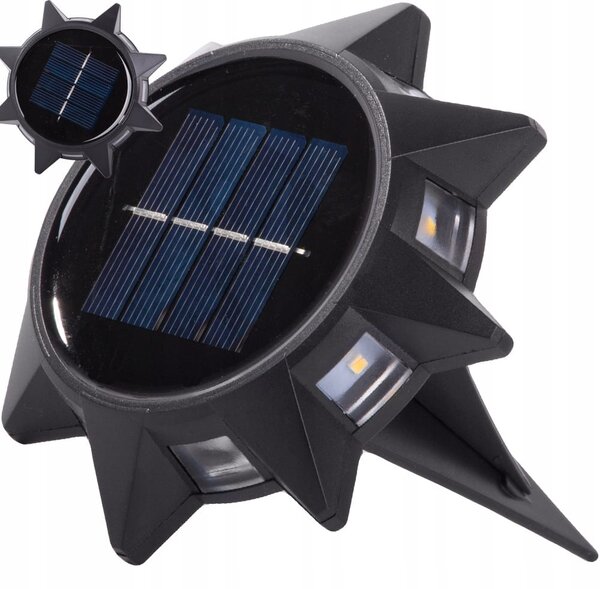 Vrtna solarna 8 LED talna svetilka 3000K