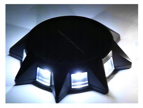 Vrtna solarna 8 LED talna svetilka 3000K