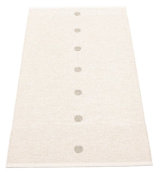 Bež/kremno bela notranja in zunanja preproga 70x140 cm Peg Linen Vanilla – Pappelina