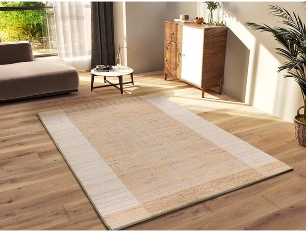 Opečnato oranžno-kremno bela preproga 160x230 cm Craft – Universal