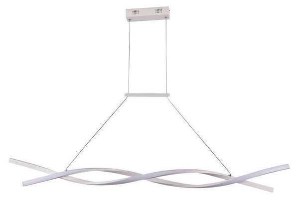 LED Lestenec na vrvici LED/30W/230V 3000K bela