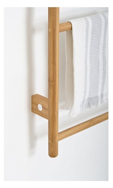 Bambusovo stensko stojalo za brisače Wallbar Wireworks Towel Rail Wallbar