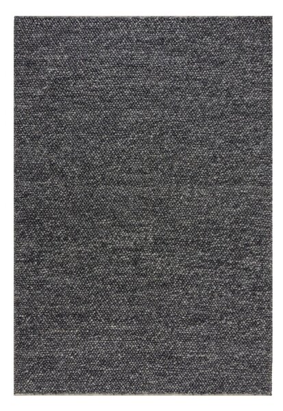 Temno siva ročno tkana preproga iz mešanice volne 120x170 cm Minerals – Flair Rugs