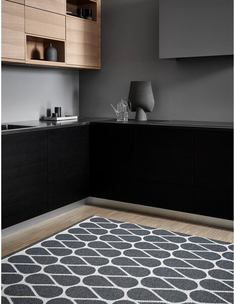 Temno siva notranja in zunanja preproga 70x140 cm Otis Granit – Pappelina