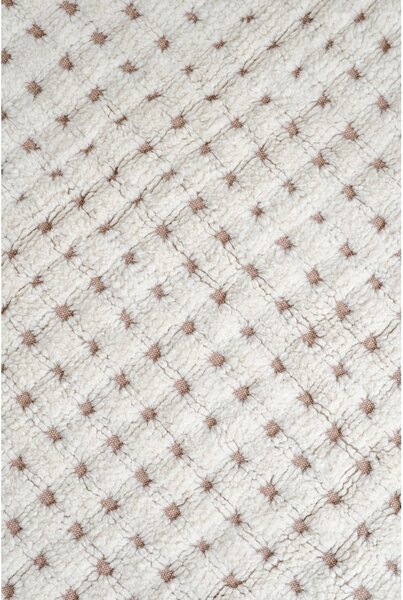 Slonokoščena pralna ročno tkana volnena preproga 140x200 cm Unexpected Wool – Lorena Canals