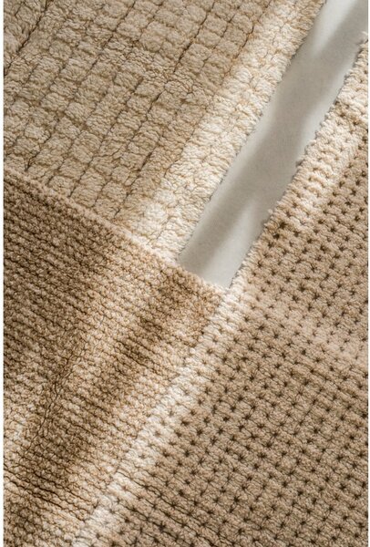 Pralen ročno tkan volnen tekač v naravni barvi 80x230 cm Unexpected Wool – Lorena Canals
