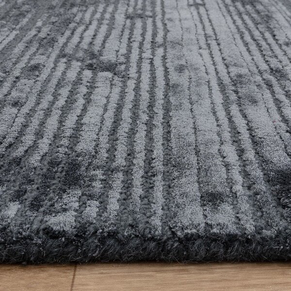 Modrozelena ročno tkana preproga iz mešanice volne 160x230 cm Henley Petrol – Asiatic Carpets