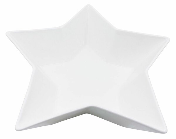 Altom Porcelanska skleda Star , 26 x 24,5 x 7,5cm, bela